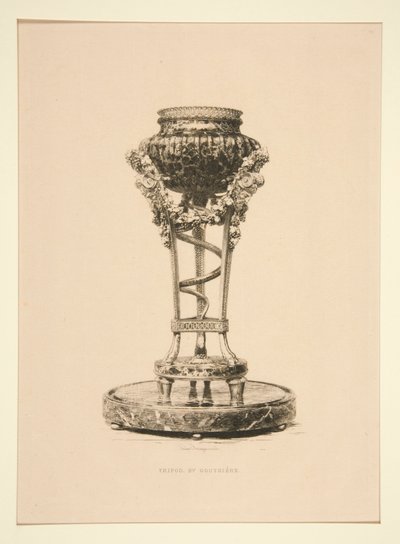 Állvány (Gouthiere által) alkotó: Jules Ferdinand Jacquemart