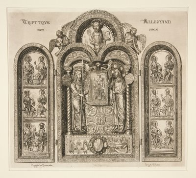 Német Triptichon / Xllme alkotó: Jules Ferdinand Jacquemart