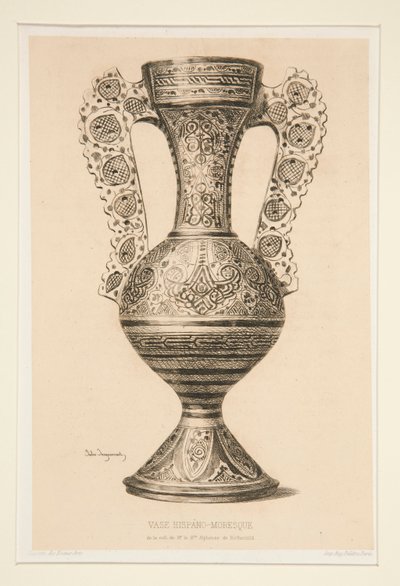Hispano-Moreque váza alkotó: Jules Ferdinand Jacquemart