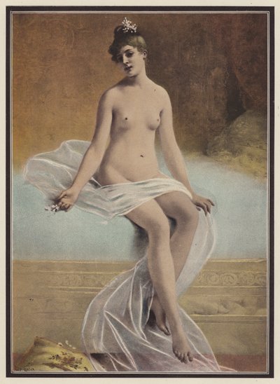 Törékenység (színes litó) alkotó: Jules Frederic Ballavoine