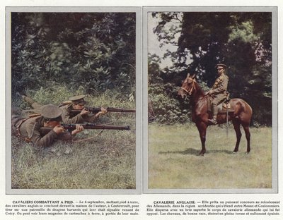Cavaliers Fighting On Foot, angol lovasság alkotó: Jules Gervais Courtellemont