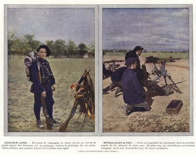 Alpesi vadász, alpesi tüzérek alkotó: Jules Gervais Courtellemont