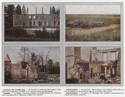 Chateau de Chapelaine, Gourgancon, Normee, Gourgancon alkotó: Jules Gervais Courtellemont