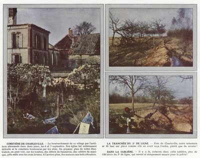 Charleville temető, La Tranchee du 2e de Ligne, In the Sabliere alkotó: Jules Gervais Courtellemont