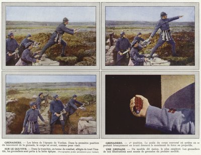 Gránátosok, Gránátosok, Sur Le Qui-Vive, Egy gránát alkotó: Jules Gervais Courtellemont