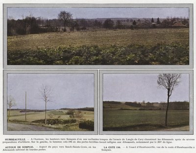 Humbeauville, Sompuis környékén, La Cote 196 alkotó: Jules Gervais Courtellemont