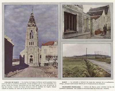 Barcy templom, Barcy, Tranchees Francaises alkotó: Jules Gervais Courtellemont