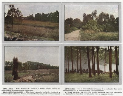 Lenharree, Lenharree, Tranchees Francaises, Bivouac Under the Firs alkotó: Jules Gervais Courtellemont