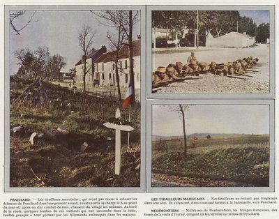 Penchard, The Marokkói Tirailleurs, Neufmontiers alkotó: Jules Gervais Courtellemont