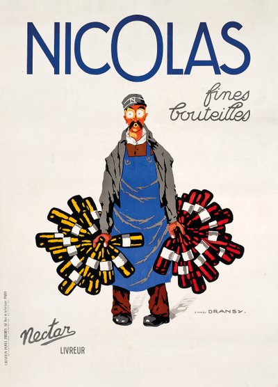 Nicolas, Nectar, 1930 körül (színes litó) alkotó: Jules Isnard Dransy