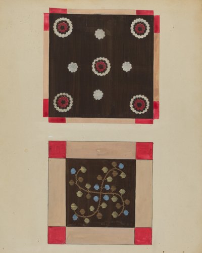 Gombszőnyeg, c. 1936. alkotó: Jules Lefevere