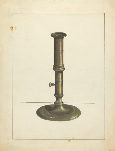 Gyertyatartó, c. 1939. alkotó: Jules Lefevere