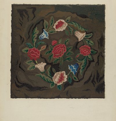 Horgas szőnyeg, c. 1936. alkotó: Jules Lefevere