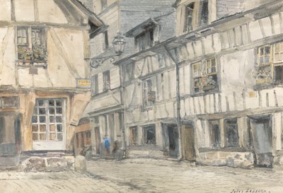 Kilátás a Rue de Lamitie-re alkotó: Jules Lessore