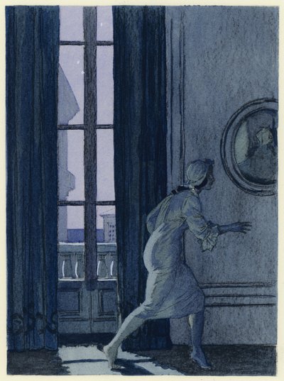 Illusztráció Casanova emlékirataihoz (színes litográfia) alkotó: Jules Marie Auguste Leroux