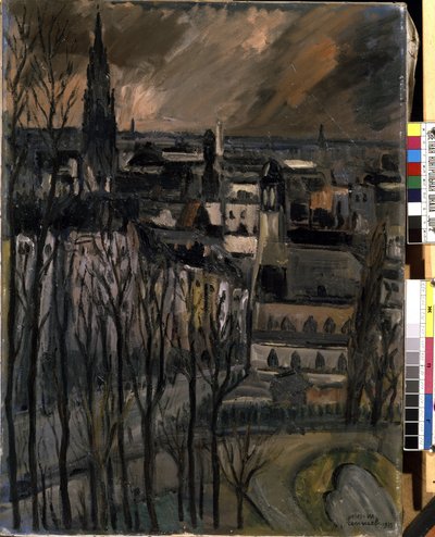 Utca Montagne de la Cour ( Brüsszelben ) alkotó: Jules-Marie Canneel