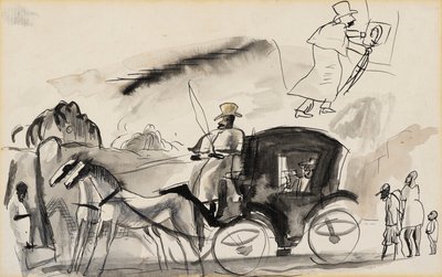 Figurák fülkével alkotó: Jules Pascin