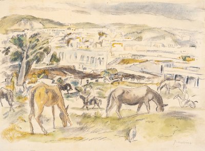 Lovak a tájban alkotó: Jules Pascin