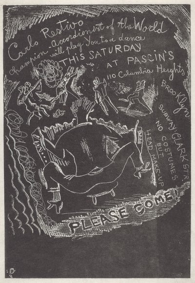 Untitled (meghívó a Jules Pascin