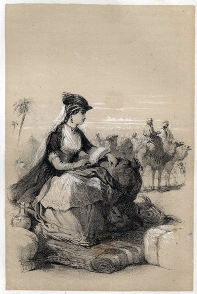 Lady Mary (Marie) portréja Wortley Montagu (Wortley-Montagu) (1689. május 26. – 1762. augusztus 21.), brit író. alkotó: Jules and Raunheim Hermann David