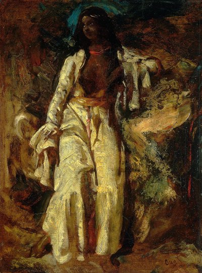 Núbiai nő alkotó: Jules Robert Auguste