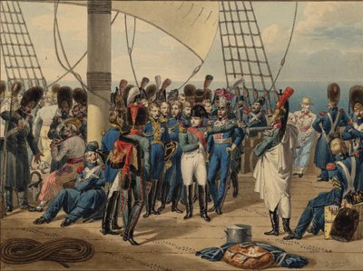 Napóleon visszatér Elba szigetéről, 1815 alkotó: Jules Vernet