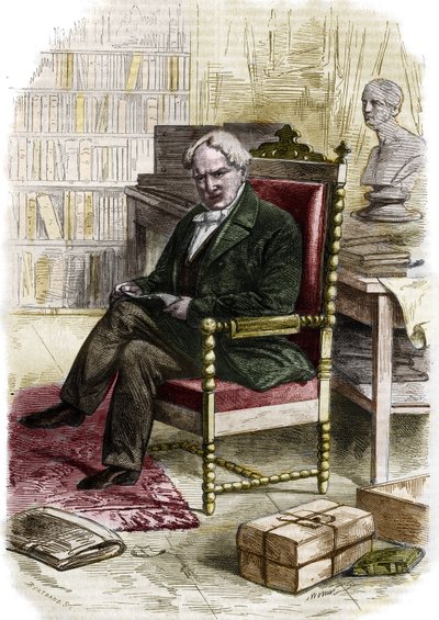 Alexander Von Humboldt portréja (Humboldt Sándor alkotó: Jules Worms