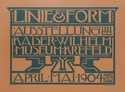 Vonal és forma kiállítás, 1904. alkotó: Jules de Praetere