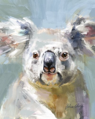 A koala gyengéd pillantása alkotó: Julia Cheney