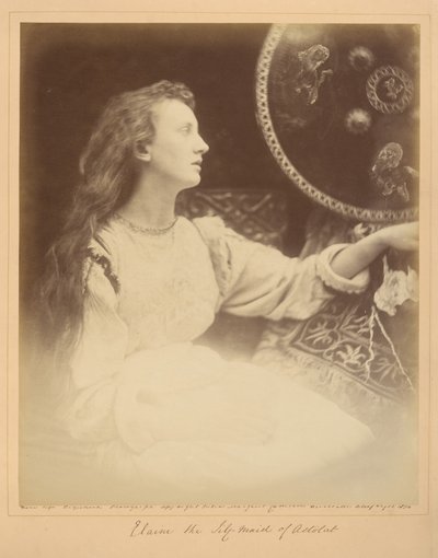 Elaine, Astolat liliomos leánya alkotó: Julia Margaret Cameron
