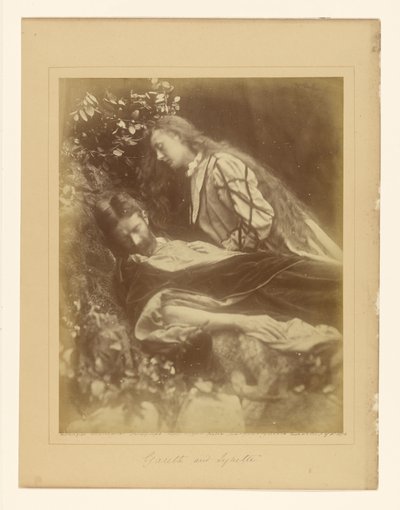 Gareth és Lynette alkotó: Julia Margaret Cameron