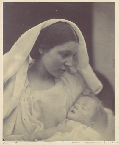 A pihenő Madonna alkotó: Julia Margaret Cameron