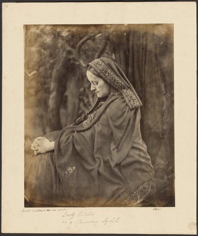 Lady Elcho, mint Cumean Sybil alkotó: Julia Margaret Cameron