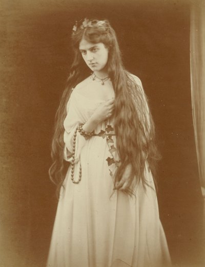 „Emlékezet” („Mnémoszüné”), Marie Spartali alkotó: Julia Margaret Cameron