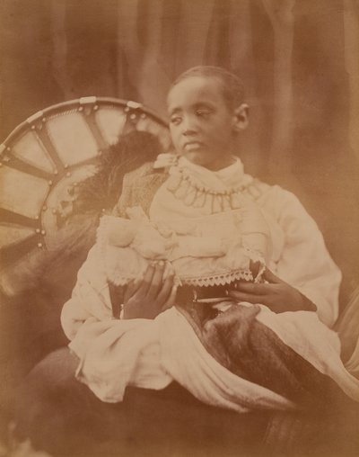 Dejatch Alamayou abesszíniai herceg, 1868 körül alkotó: Julia Margaret Cameron