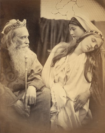 Eszter királynő Ahasvérus király előtt alkotó: Julia Margaret Cameron