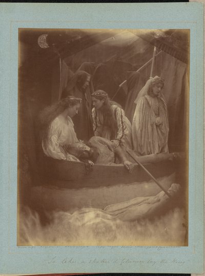 „Így feküdt a Király, mint egy szétzúzott oszlop” alkotó: Julia Margaret Cameron