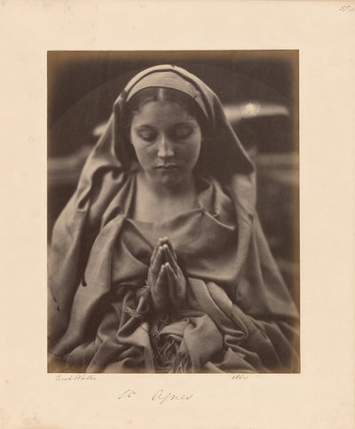 Szent Ágnes alkotó: Julia Margaret Cameron