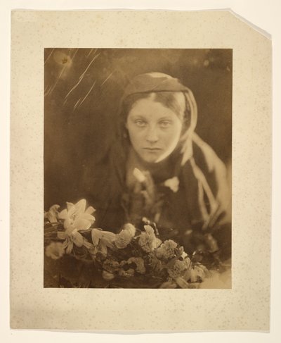 Virágáruslány alkotó: Julia Margaret Cameron