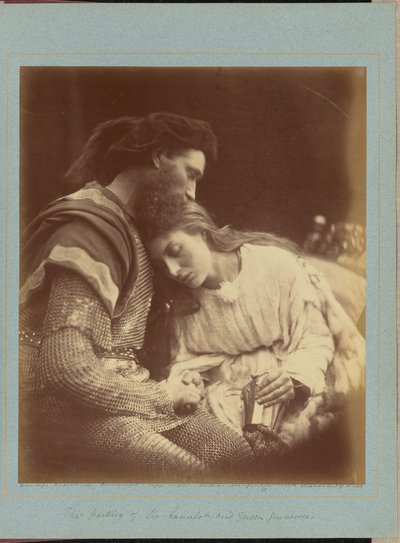 Sir Lancelot és Guinevere királyné búcsúja alkotó: Julia Margaret Cameron
