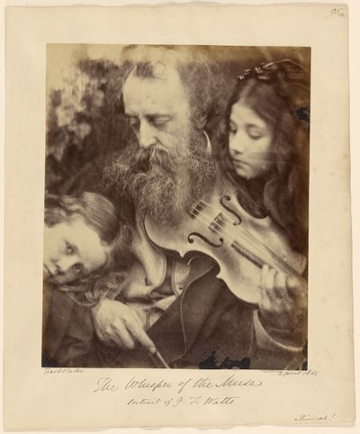 A múzsa suttogása / G. F. Watts portréja alkotó: Julia Margaret Cameron