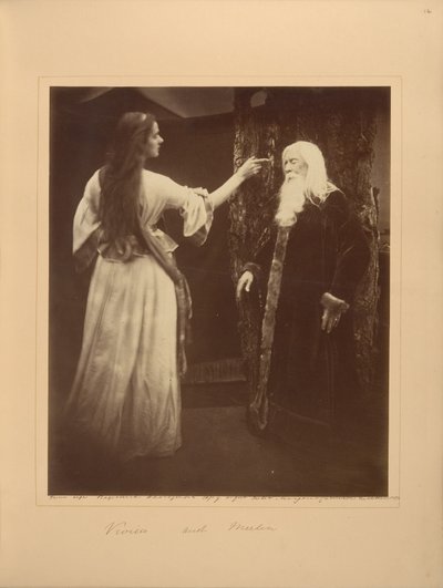 Vivien és Merlin alkotó: Julia Margaret Cameron