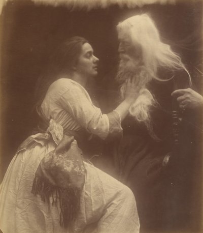 Vivien és Merlin, 1874. szeptember. alkotó: Julia Margaret Cameron