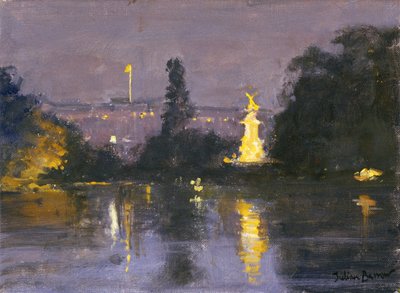 Buckingham-palota – Éjszaka alkotó: Julian Barrow