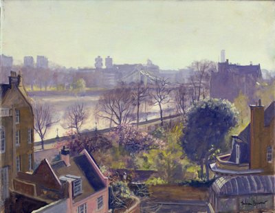 Chelsea Embankment a Physic Gardenből alkotó: Julian Barrow