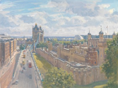 Tower Bridge és a londoni Tower, 2010 alkotó: Julian Barrow