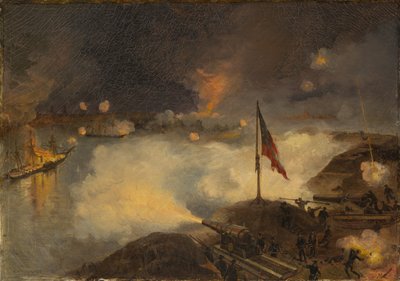 Port Hudson-i csata, La., 1863, 1886 alkotó: Julian Oliver Davidson