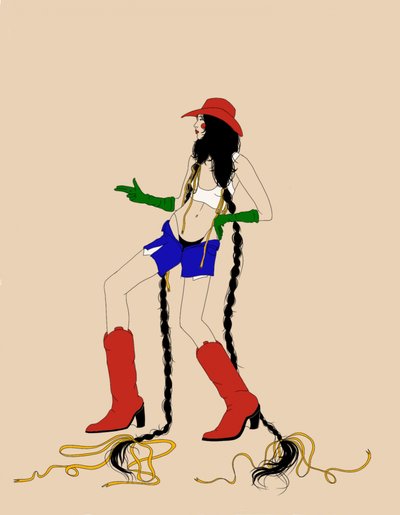 Modern cowgirl stílus alkotó: Juliana Kokolari