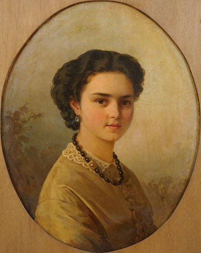 Egy hölgy portréja alkotó: Julie Wilhelmine Hagen-Schwarz
