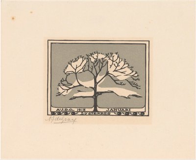 Januari (eredeti cím az objektumon) alkotó: Julie de Graag (signed by artist)